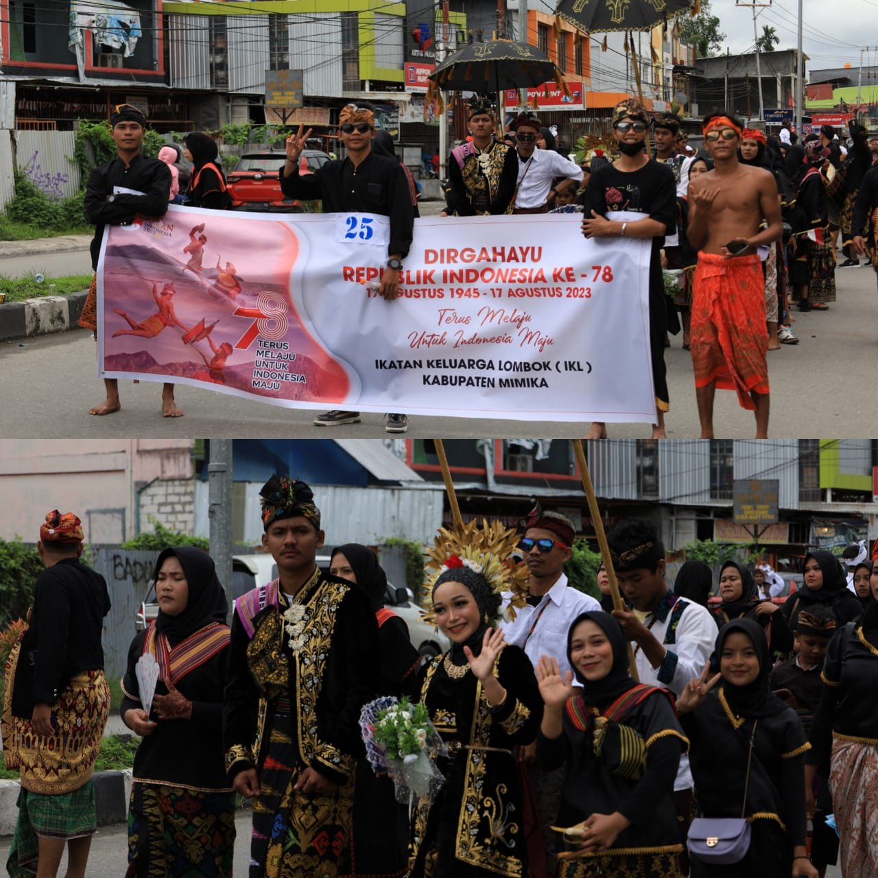 Keberagaman Adat Nusantara Warnai Karnaval Hut Ke Ri Di Mimika